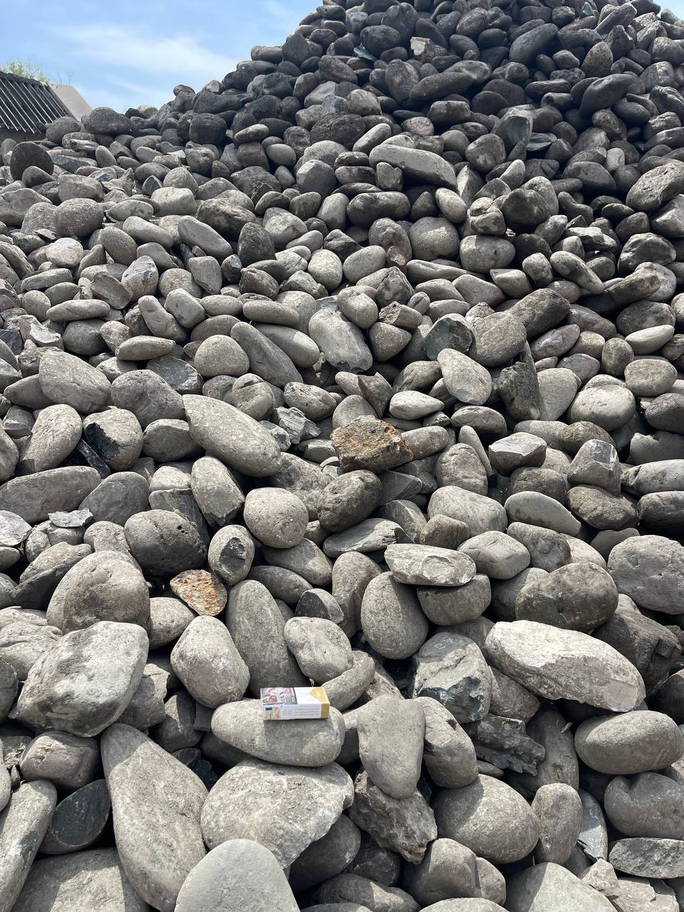 Камень для габиона галечный 80-250 мм М1200